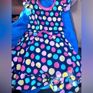 Eleanor Rose Multi-Dot Size 8/10 skater style dress